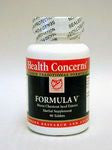 Health Concerns - Formula V